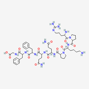 molecular formula C52H77N15O12 B8262151 Substance P (1-9) 