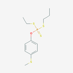 Ethylsulfanyl-(4-methylsulfanylphenoxy)-propylsulfanyl-sulfanylidene-lambda5-phosphane