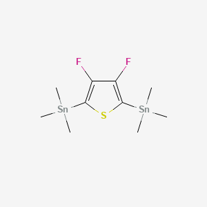 Stannane, (3,4-difluoro-2,5-thiophenediyl)bis[trimethyl-