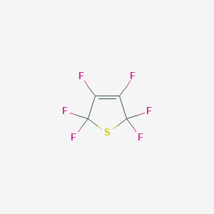 molecular formula C4F6S B8262212 Hexafluoro-2,5-dihydrothiophene CAS No. 380-40-5