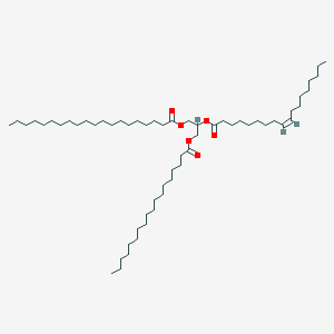 molecular formula C59H112O6 B8262452 Eicosanoic acid, 2-[[(9Z)-1-oxo-9-octadecen-1-yl]oxy]-3-[(1-oxooctadecyl)oxy]propyl ester CAS No. 67877-82-1