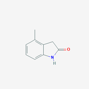 molecular formula C9H9NO B082626 4-甲基吲哚啉-2-酮 CAS No. 13220-46-7
