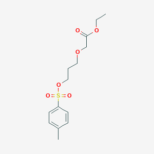 molecular formula C14H20O6S B8262621 Ethyl 2-(3-(tosyloxy)propoxy)acetate 