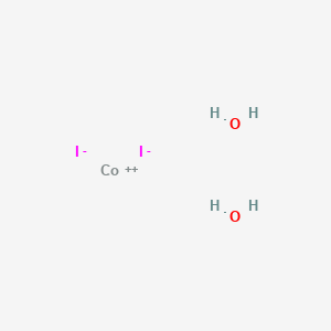 molecular formula CoH4I2O2 B082627 Cobalt(2+);diiodide;dihydrate CAS No. 13455-29-3