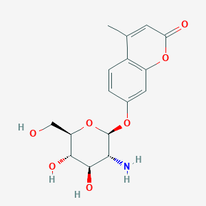 molecular formula C16H19NO7 B8262943 4-Methylumbelliferyl b-D-glucosaminide 