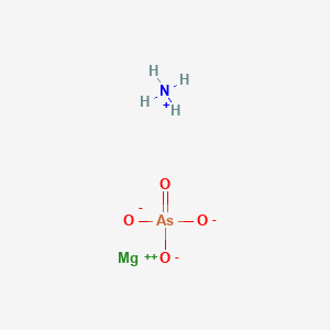 molecular formula AsH4MgNO4 B082631 Magnesium ammonium arsenate CAS No. 14644-70-3