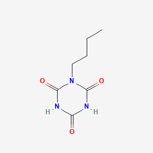 molecular formula C7H11N3O3 B8263291 1-Butyl-1,3,5-triazinane-2,4,6-trione CAS No. 53015-84-2