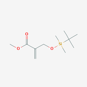 molecular formula C11H22O3Si B8263707 Methyl 2-(((tert-butyldimethylsilyl)oxy)methyl)acrylate 
