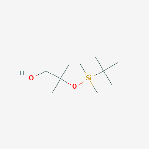molecular formula C10H24O2Si B8263843 2-[(Tert-butyldimethylsilyl)oxy]-2-methylpropan-1-ol 
