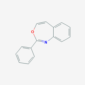molecular formula C15H11NO B082639 2-Phenyl-3,1-benzoxazepine CAS No. 14300-21-1