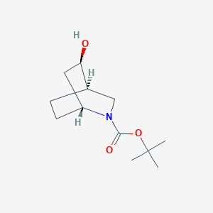 molecular formula C12H21NO3 B8264248 tert-Butyl (1R,4R,5R)-5-hydroxy-2-azabicyclo[2.2.2]octane-2-carboxylate CAS No. 2306246-27-3