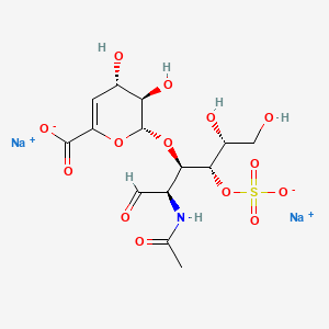 molecular formula C14H19NNa2O14S B8264249 Chondroitin disaccharide deltadi-4S disodium CAS No. 136144-56-4