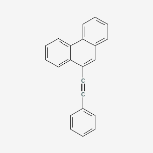 molecular formula C22H14 B8264391 9-(Phenylethynyl)phenanthrene CAS No. 87682-44-8