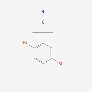 2-(2-Bromo-5-methoxyphenyl)-2-methylpropanenitrile