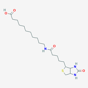 11-[5-(2-Oxo-1,3,3a,4,6,6a-hexahydrothieno[3,4-d]imidazol-4-yl)pentanoylamino]undecanoic acid
