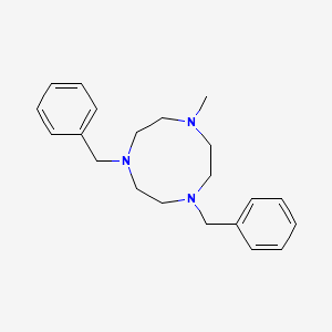 molecular formula C21H29N3 B8264471 1,4-Dibenzyl-7-methyl-1,4,7-triazonane 