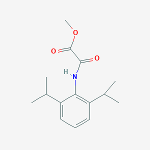 molecular formula C15H21NO3 B8264475 Methyl 2-((2,6-diisopropylphenyl)amino)-2-oxoacetate CAS No. 42022-53-7