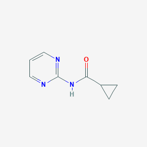 molecular formula C8H9N3O B082645 N-pyrimidin-2-ylcyclopropanecarboxamide CAS No. 14372-20-4