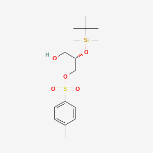 (S)-2-((Tert-butyldimethylsilyl)oxy)-3-hydroxypropyl 4-methylbenzenesulfonate