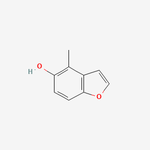 molecular formula C9H8O2 B8264560 4-Methylbenzofuran-5-ol CAS No. 119795-38-9