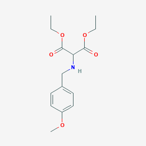 molecular formula C15H21NO5 B8264711 Diethyl 2-[(4-methoxybenzyl)amino]malonate 