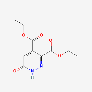 molecular formula C10H12N2O5 B8264719 Diethyl 6-oxo-1,6-dihydropyridazine-3,4-dicarboxylate 