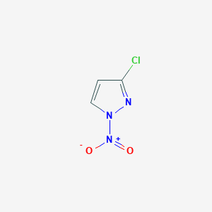 molecular formula C3H2ClN3O2 B8264727 3-Chloro-1-nitro-1H-pyrazole 
