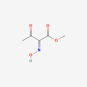 molecular formula C5H7NO4 B8265080 methyl (2E)-2-hydroxyimino-3-oxobutanoate 