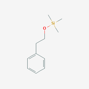 molecular formula C11H18OSi B082651 Silane, trimethyl(2-phenylethoxy)- CAS No. 14629-58-4