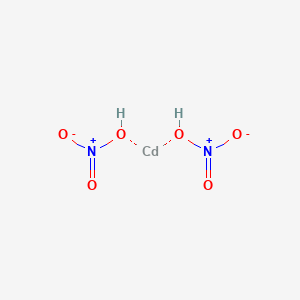 molecular formula Cd(NO3)2<br>CdN2O6 B082652 镉；硝酸 CAS No. 10325-94-7