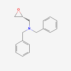 molecular formula C17H19NO B8265390 N,N-dibenzyl-1-[(2R)-oxiran-2-yl]methanamine 