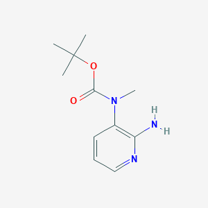 molecular formula C11H17N3O2 B8265677 Tert-butyl (2-aminopyridin-3-YL)(methyl)carbamate 