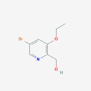 molecular formula C8H10BrNO2 B8265694 (5-Bromo-3-ethoxypyridin-2-yl)methanol 