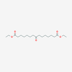 molecular formula C19H34O5 B8265773 Diethyl 8-oxopentadecanedioate 