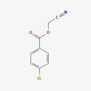 molecular formula C9H6BrNO2 B8265950 Cyanomethyl 4-bromobenzoate 