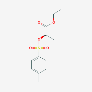 molecular formula C12H16O5S B8266313 Ethyl (R)-2-(tosyloxy)propanoate 