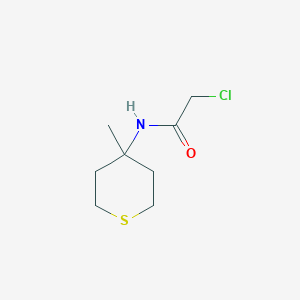 B8266440 2-chloro-N-(4-methylthian-4-yl)acetamide CAS No. 851389-40-7