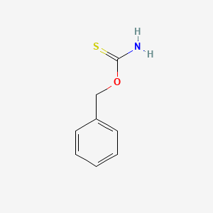molecular formula C8H9NOS B8266515 O-benzyl carbamothioate 