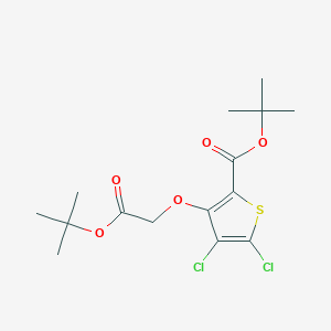 Tert-butyl 3-(2-(tert-butoxy)-2-oxoethoxy)-4,5-dichlorothiophene-2-carboxylate