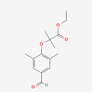 Ethyl 2-(4-formyl-2,6-dimethylphenoxy)-2-methylpropanoate