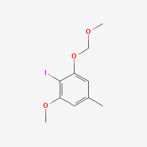 2-Iodo-1-methoxy-3-(methoxymethoxy)-5-methylbenzene