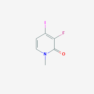 3-Fluoro-4-iodo-1-methylpyridin-2(1H)-one