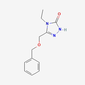 3-((Benzyloxy)methyl)-4-ethyl-1H-1,2,4-triazol-5(4H)-one