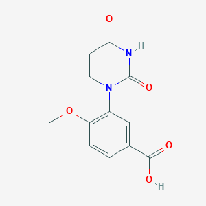 3-(2,4-dioxotetrahydropyrimidin-1(2H)-yl)-4-methoxybenzoic acid