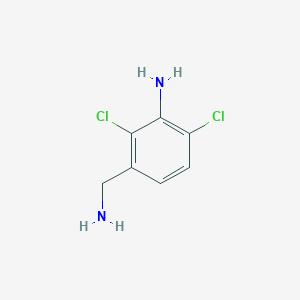 3-Amino-2,4-dichloro-benzylamine