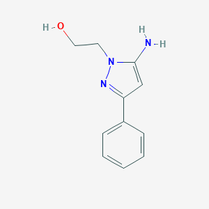 2-(5-amino-3-phenyl-1H-pyrazol-1-yl)ethanol