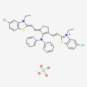 molecular formula C39H34Cl3N3O4S2 B8266913 Kodak IR 140 
