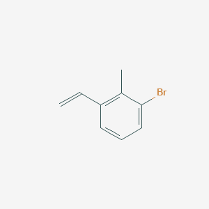 molecular formula C9H9Br B8267065 1-Bromo-2-methyl-3-vinylbenzene 