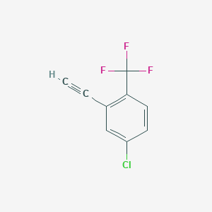 4-Chloro-2-ethynyl-1-(trifluoromethyl)benzene