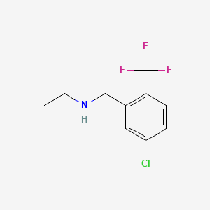 N-(5-Chloro-2-(trifluoromethyl)benzyl)ethanamine